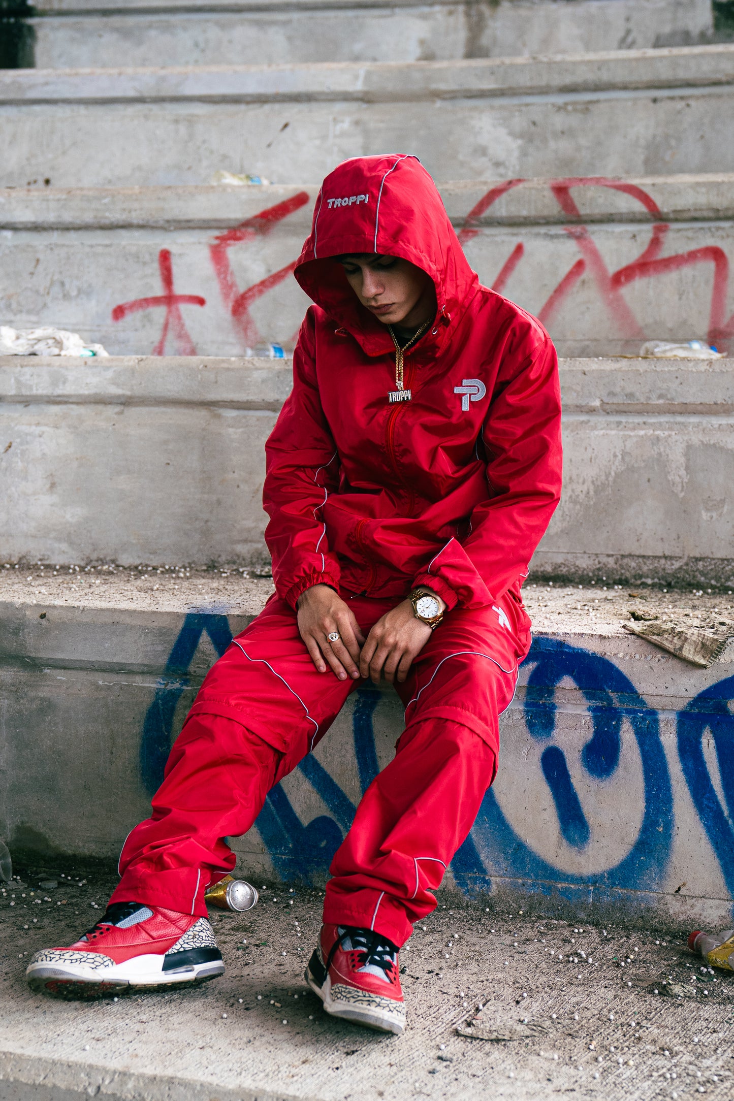 Red Reflective Tracksuit – Drop 3