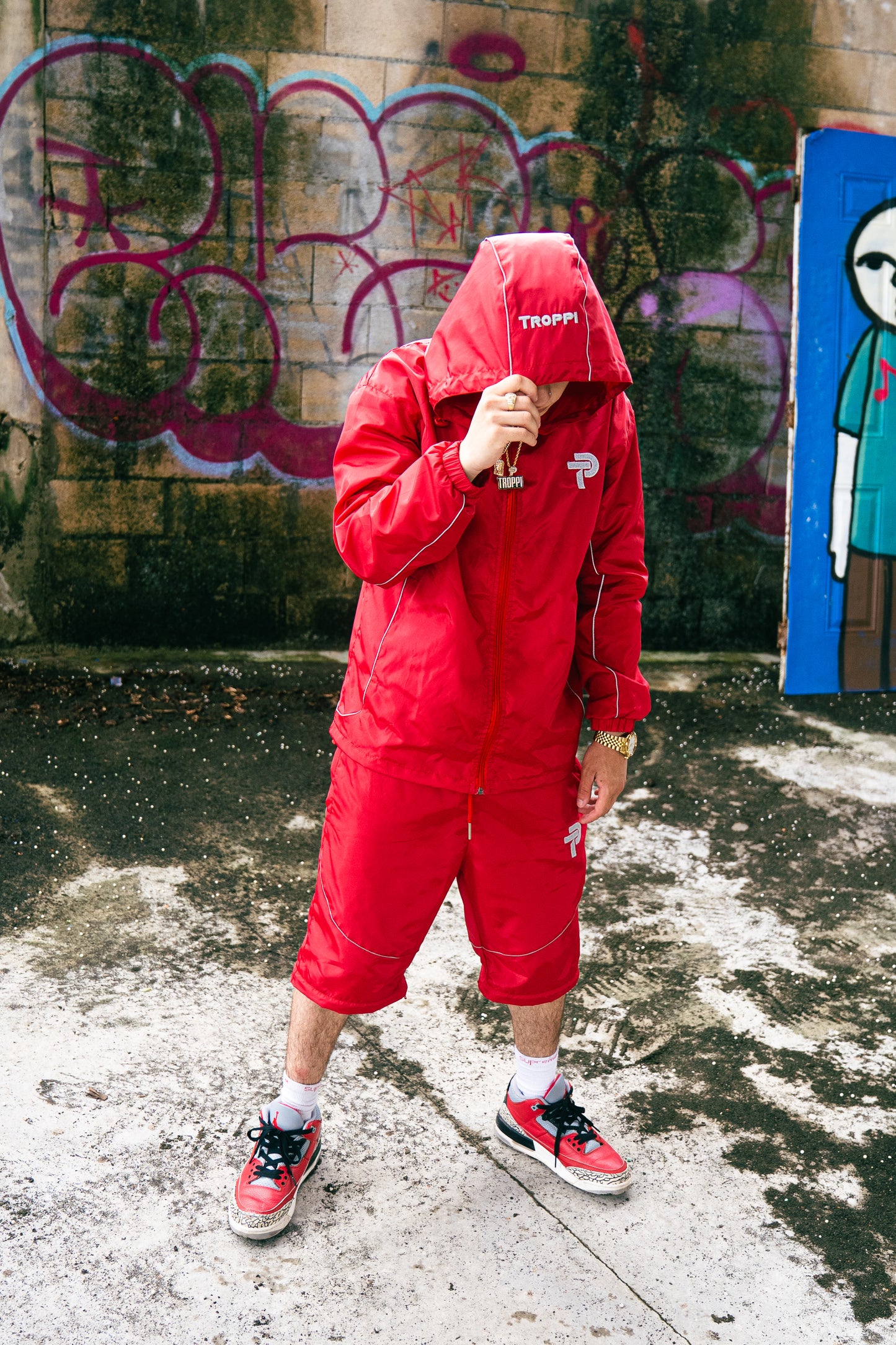 Red Reflective Tracksuit – Drop 3