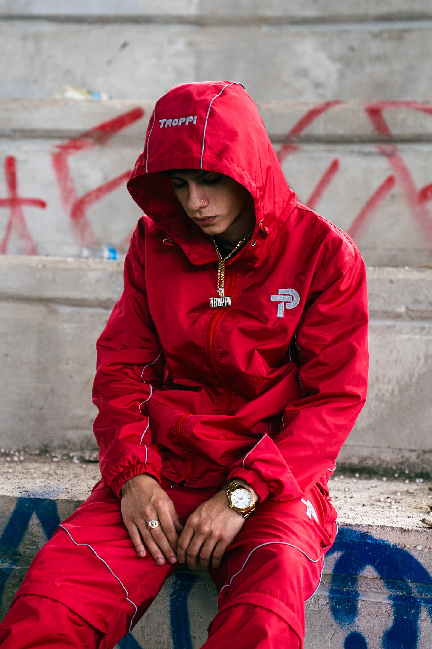 Red Reflective Tracksuit – Drop 3